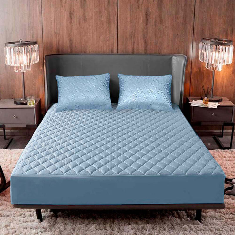 Combo Protector Antifluido + 2 protector de almohada