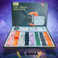 ⌚COMBO SMARTWATCH + AUDÍFONOS 10 en 1  - OFERTA DEL MES💎