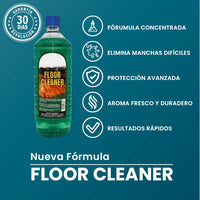 3X1 FLOOR CLEANER | POTENTE LIMPIADOR DE SUELOS Y MANCHAS DIFICILES COMPRE 1 LLEVE 2 GRATÍS  Promoción Solo Hasta Hoy
