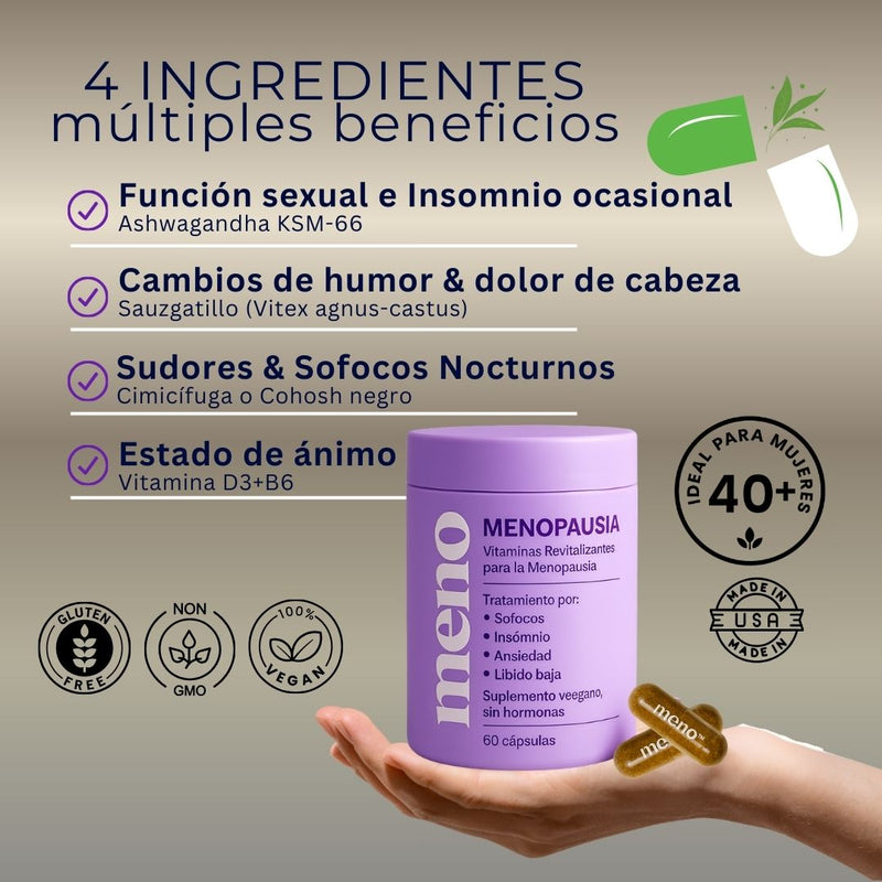MENO™ Vitaminas revitalizantes NATURALES