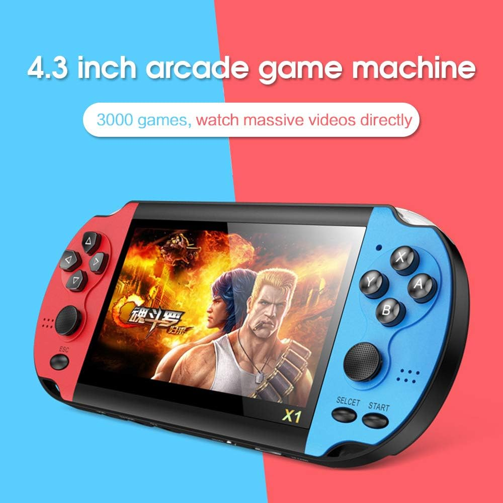 Console de jogos portátil com tela de 4,3 polegadas